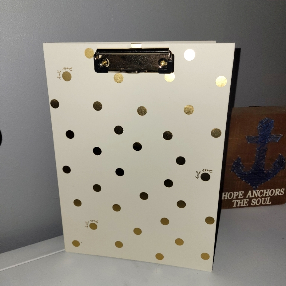 Kate Spade clipboard and padfolio